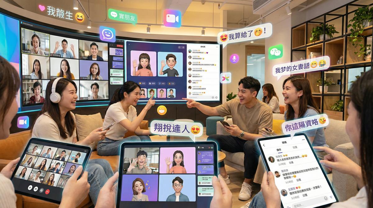 暗网甜心社区互动场景